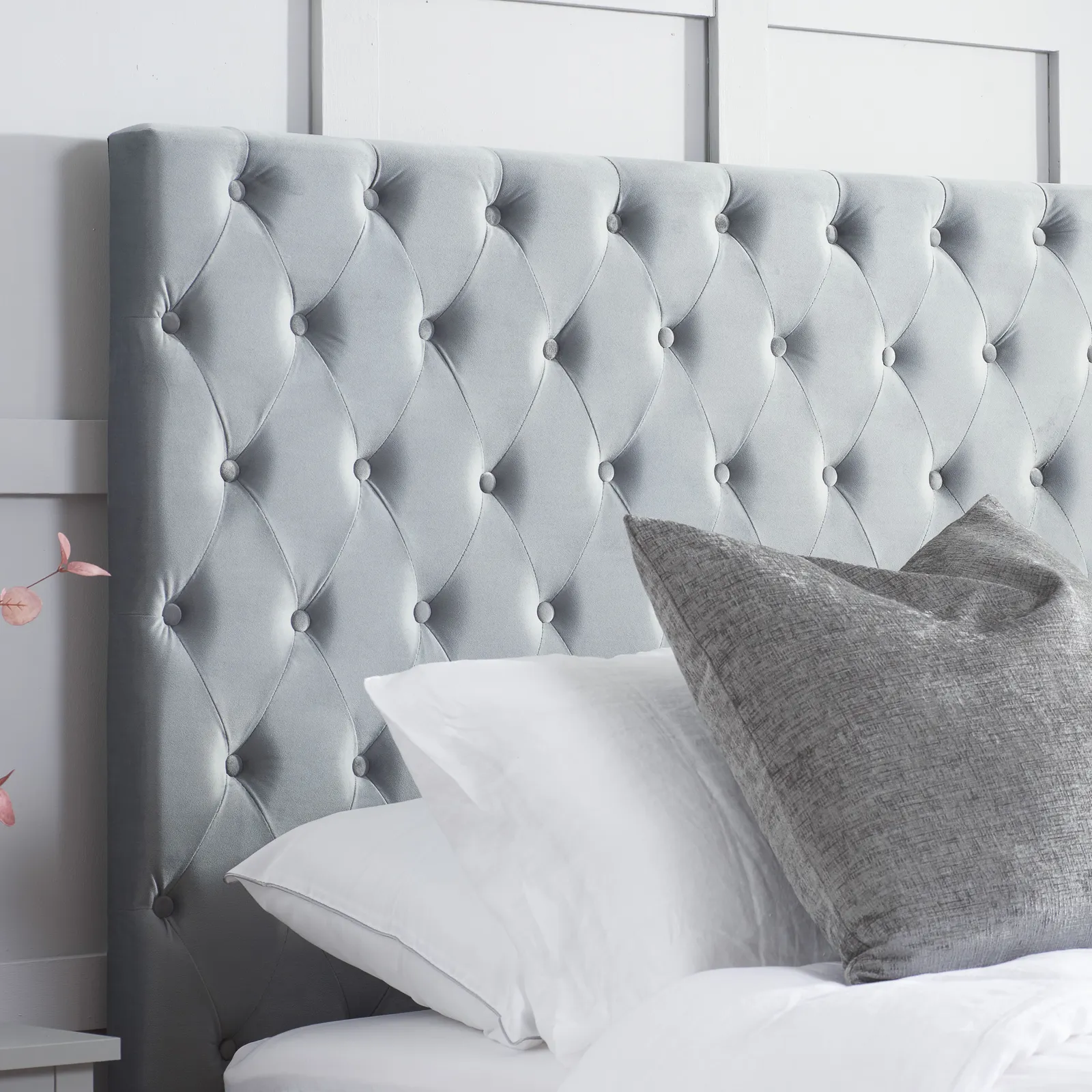 Birlea Grey Fabric Ottoman Bed Frame Storage Marquis Velvet 3