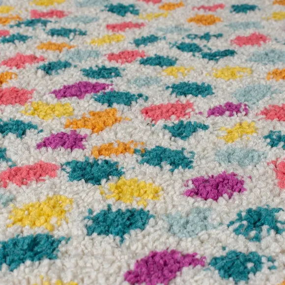 Rainbow Spot Berber Rug 3