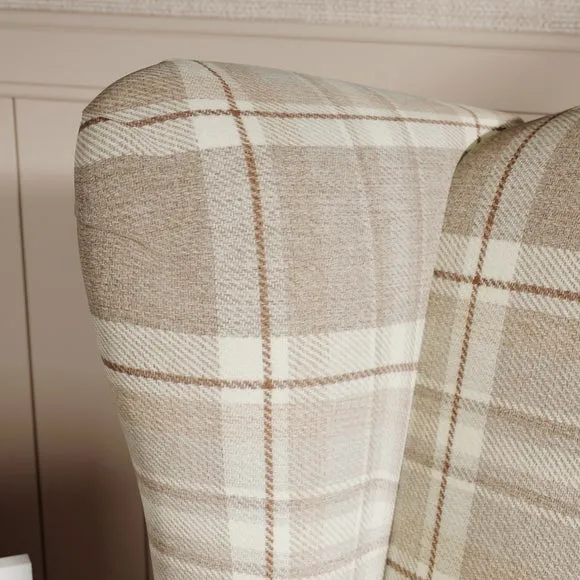 Charnwood Check Grande Armchair 4