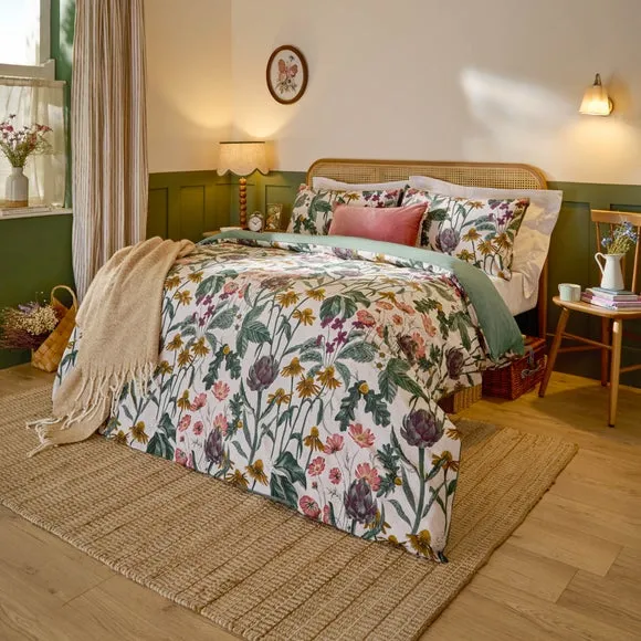 Wylder Nature Florapedia Duvet Cover and Pillowcase Set