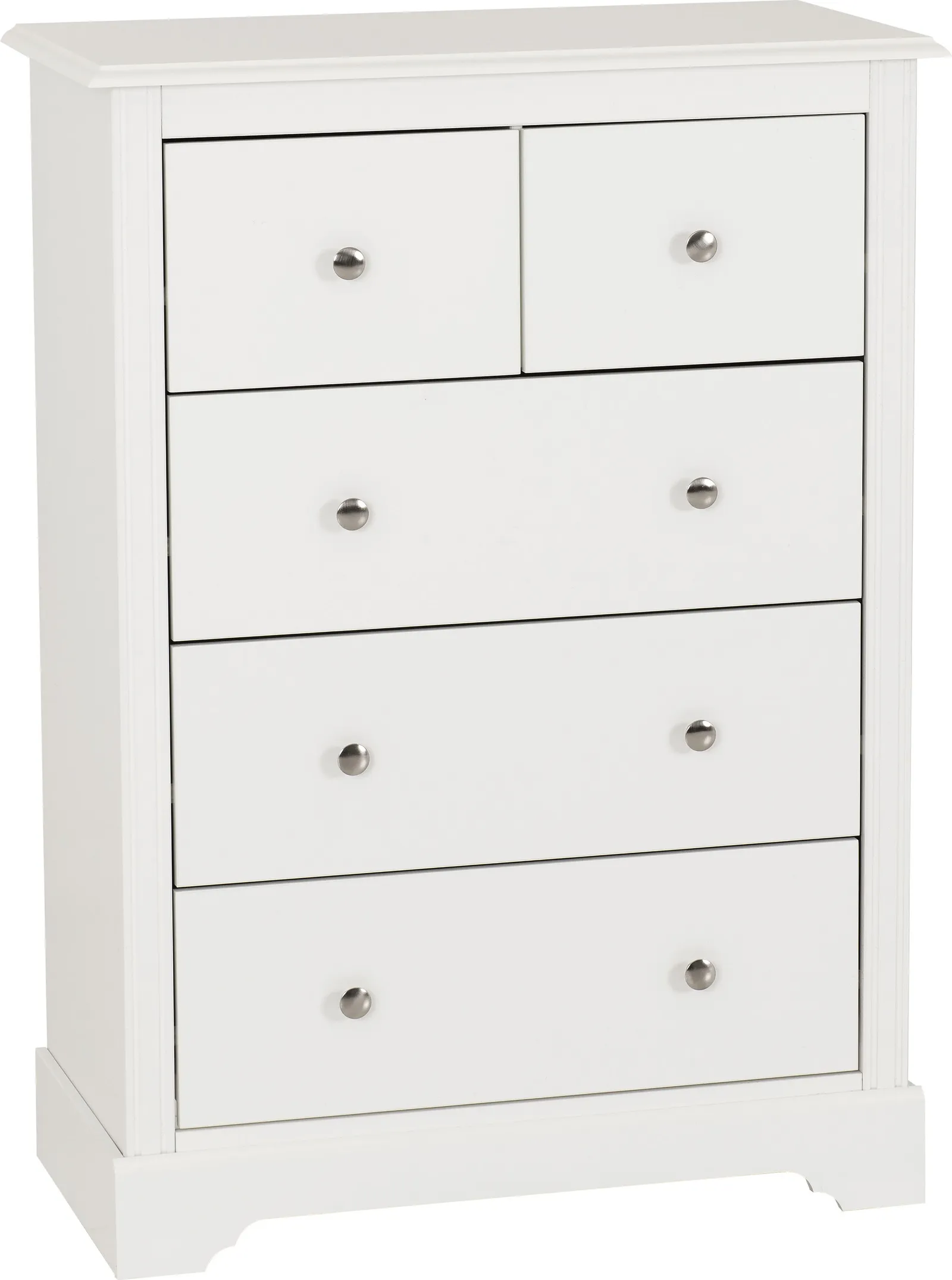Seconique Stratford 3+2 Drawer Chest in White 2