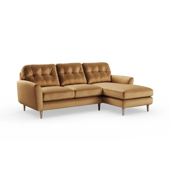 Sven Opulent Velvet Large Corner Chaise Sofa 6