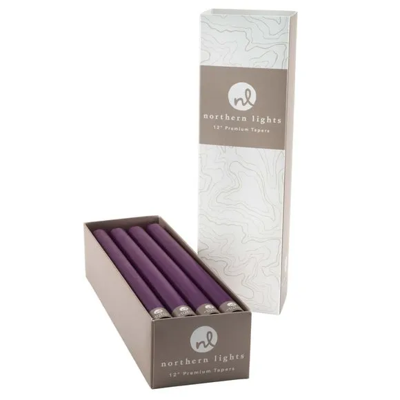 Northern Lights Set of 12 Taper Candles