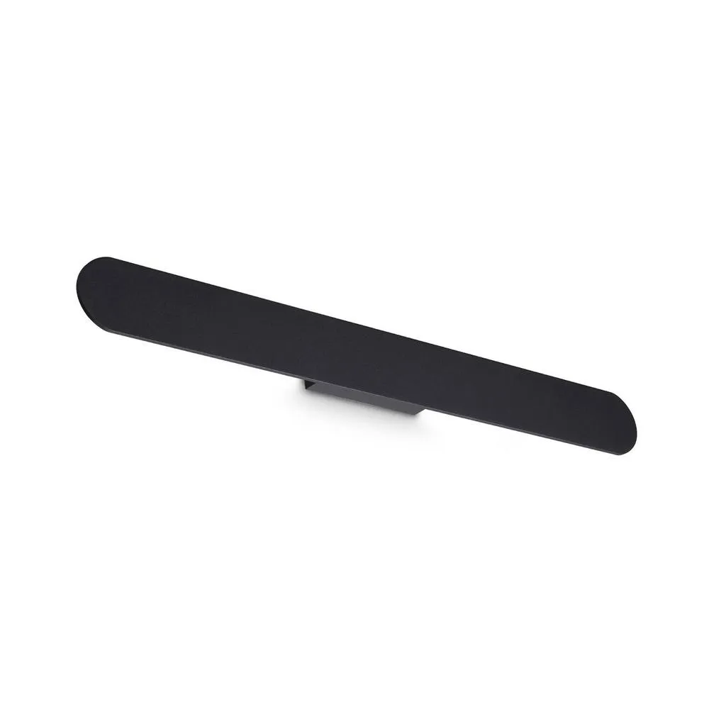 Netlighting Zig Zag Oval Integrated LED Wall Lamp Black 3100lm 3000K