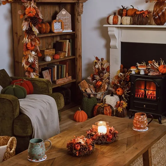Pumpkin Spice & All Things Nice Shaped Orange Photo Frame 5