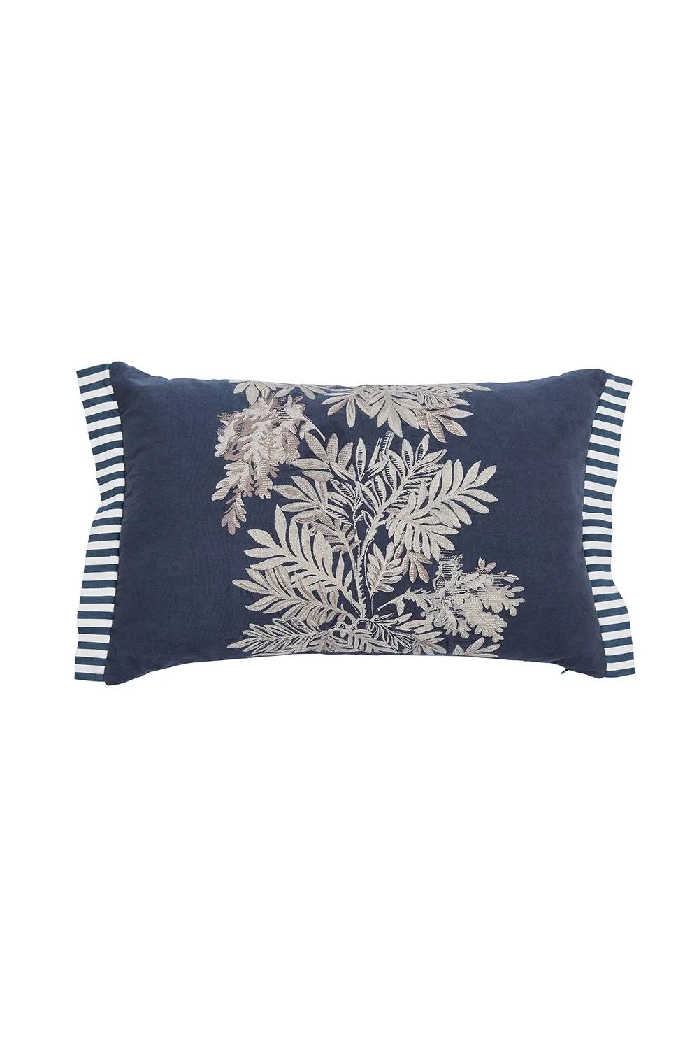 Sanderson 'Tapestry Tree' Cotton Cushion in Blue