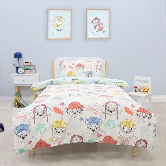 Paw Patrol Scribbled Duvet Cover & Pillowcase Set 3