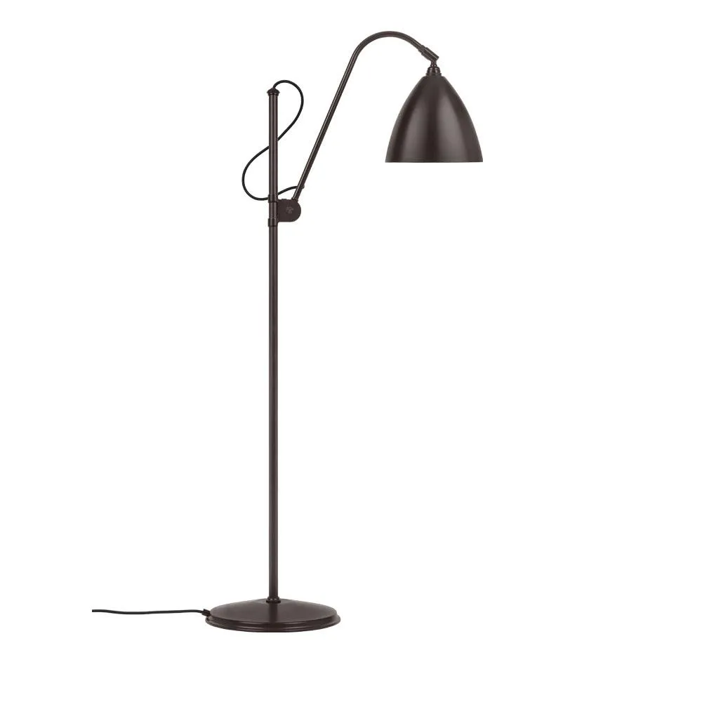 Gubi Bestlite BL3 Floor Black Brass Base Black Shade 2
