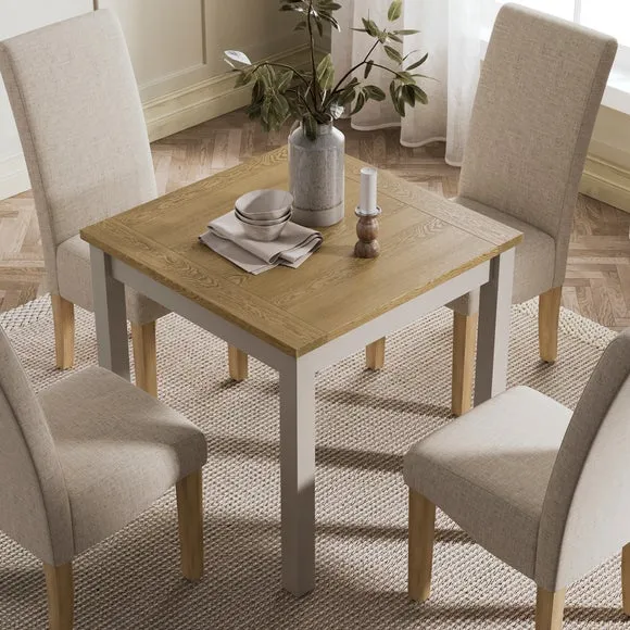 Olney Compact 4 Seater Square Dining Table 2