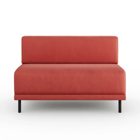 Mae Long Dining Bench, Matte Plush Velvet 5