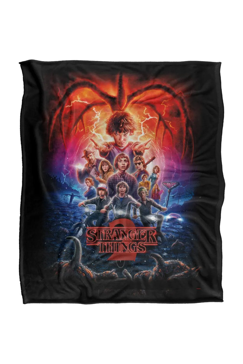 Stranger Things Season 2 Poster Super Soft Throw Blanket 152 X 127 Cm
