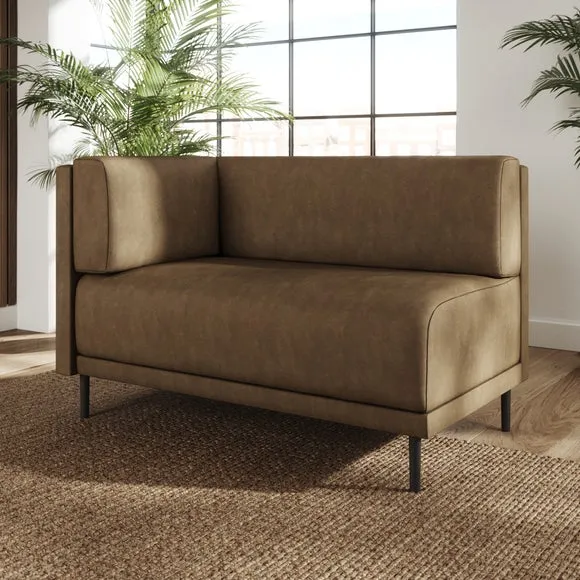Mae Corner Dining Bench, Faux Leather 2