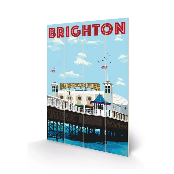 The Art Group Brighton Wooden Wall Art 2