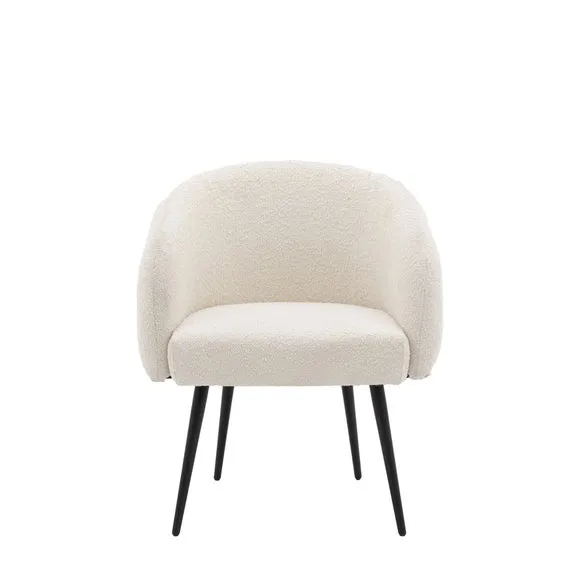 Blaine Boucle Tub Chair 5
