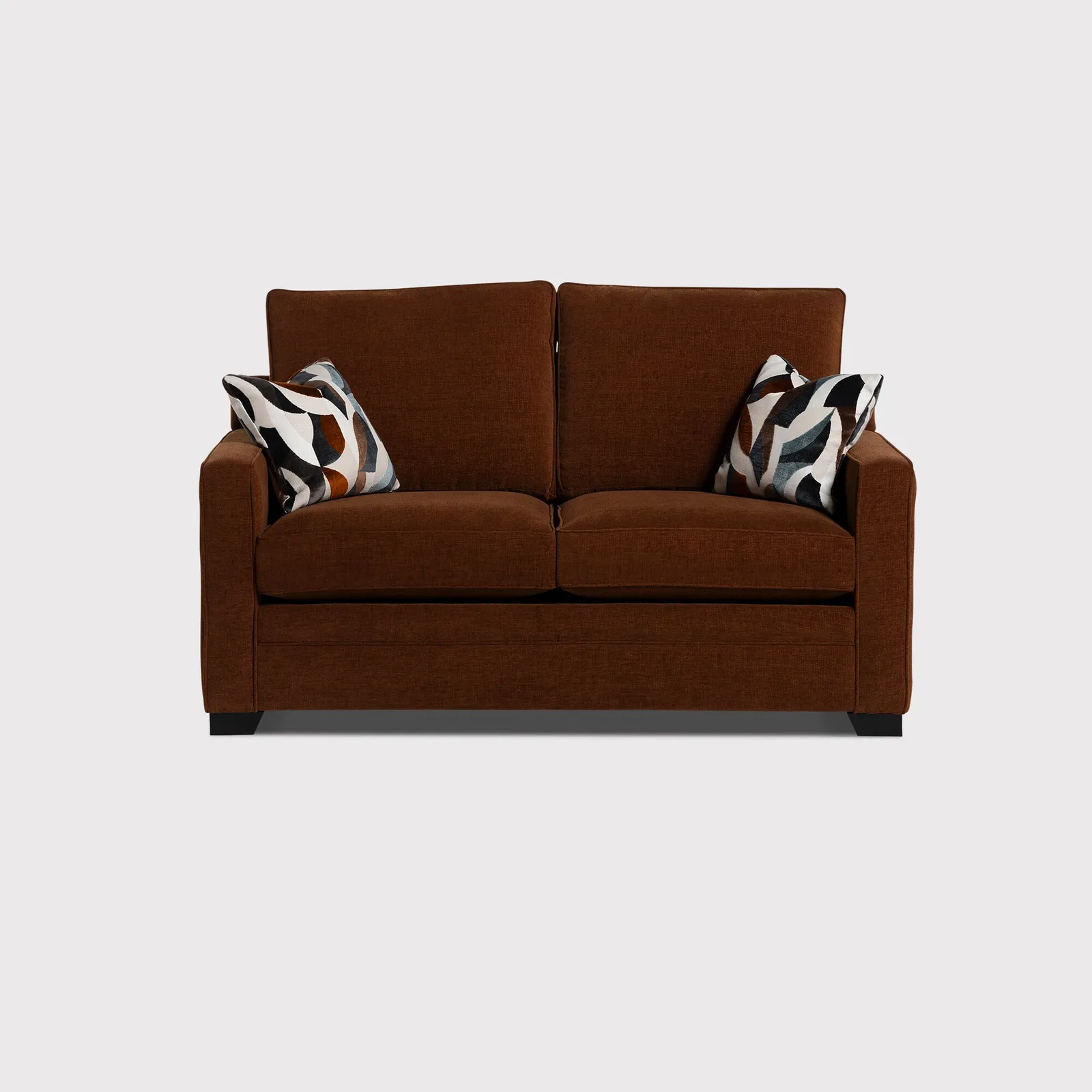 Finnick 2 Seater Sofabed Deluxe (Memory Foam), Brown | Barker & Stonehouse