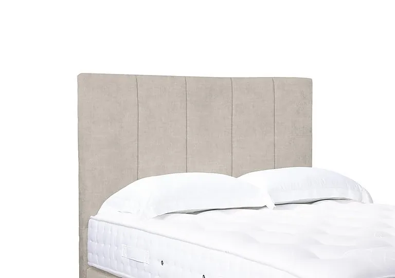 Artisan Collection Strata High Floor Standing Headboard - Single - Lace Ivory
