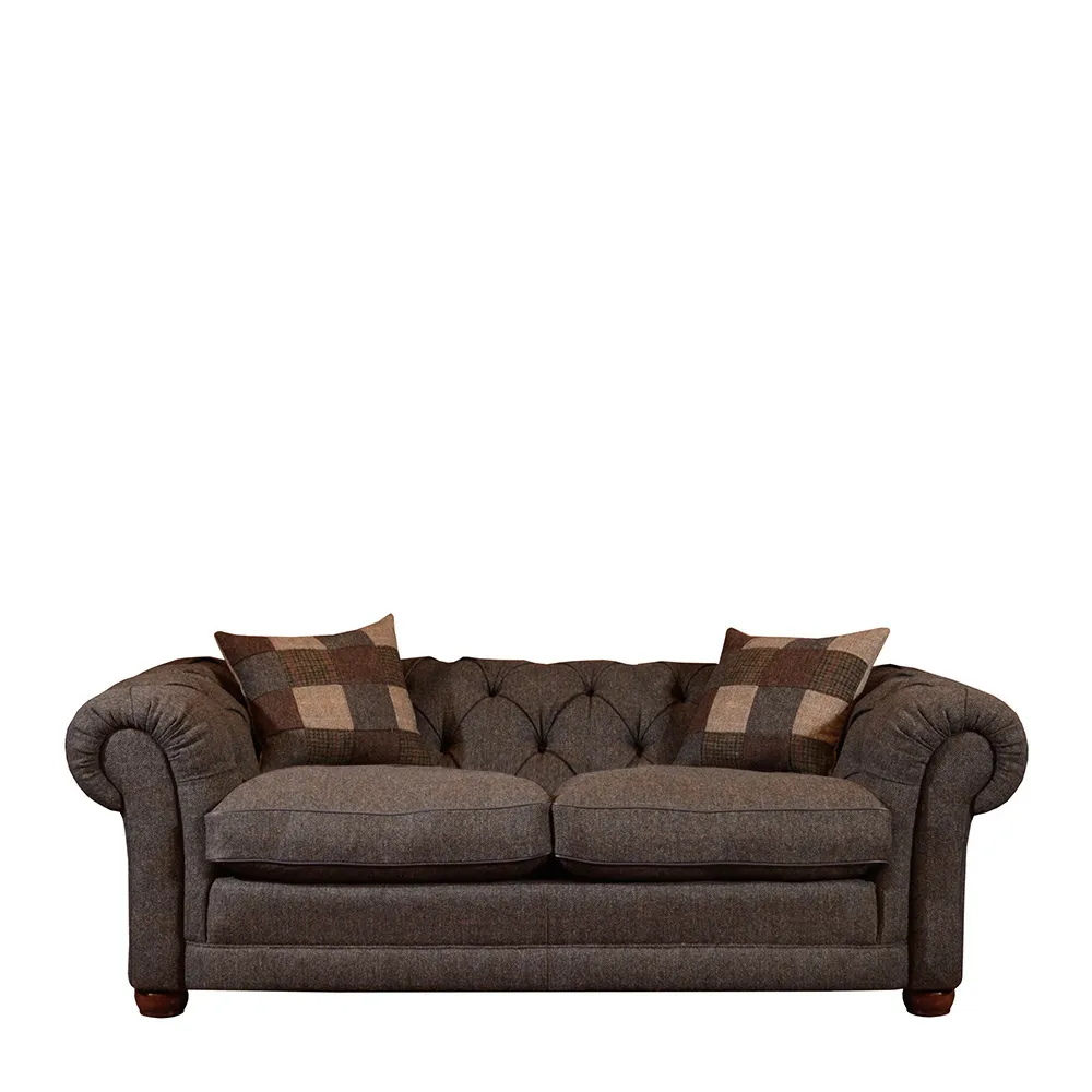 Harris Tweed Castlebay Petit Chesterfield Sofa - Barker & Stonehouse