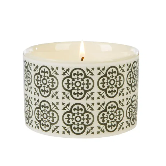 Fired Earth Medceramic Black Tea and Jasmine Candle