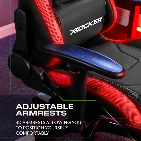 X Rocker Agility Compact RGB Office Gaming Chair with Neo Motion Sync LED 6