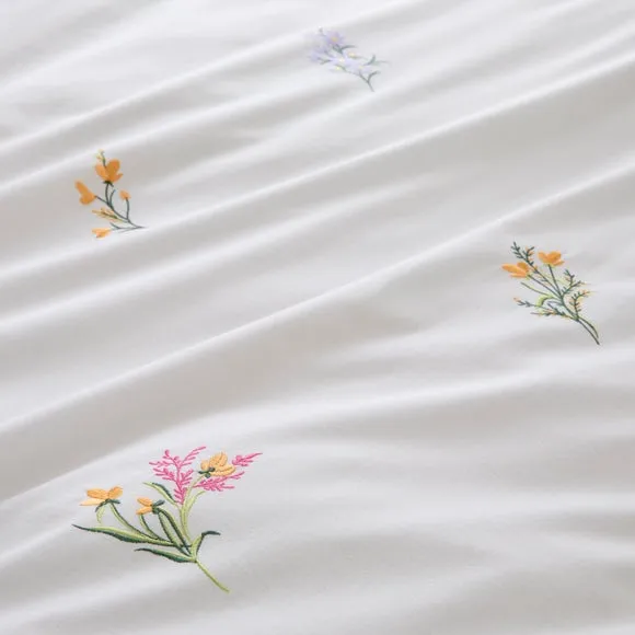 Foxley Embroidery 100% Cotton Duvet Cover & Pillowcase Set 2