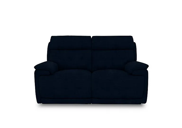 Brescia Fabric 2 Seater Power Recliner Sofa with Power Headrests - R304 Navy Blue