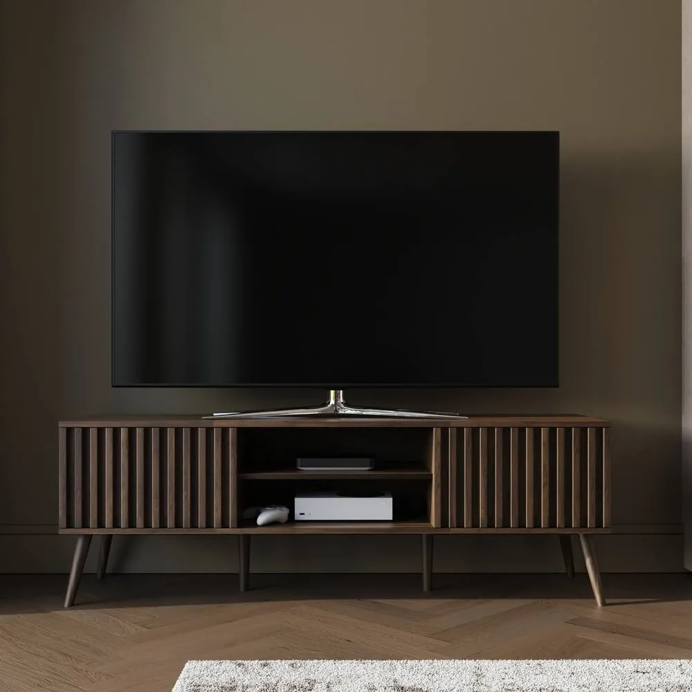 GFW Rowan TV Unit in Walnut 1
