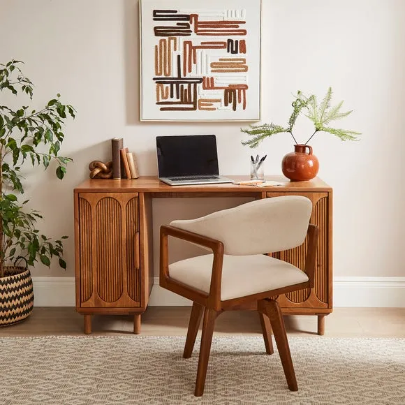Khari Storage Desk, Mango Wood