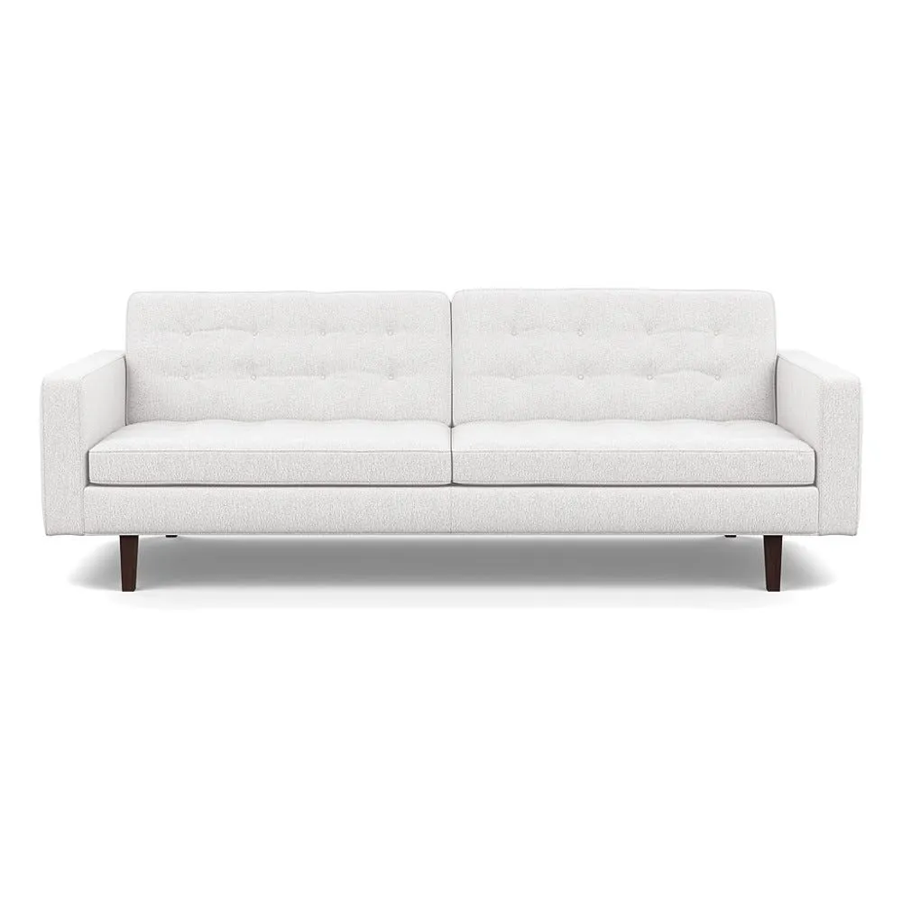 Heal's Hepburn 4 Seater Loop Boucle Polar Black