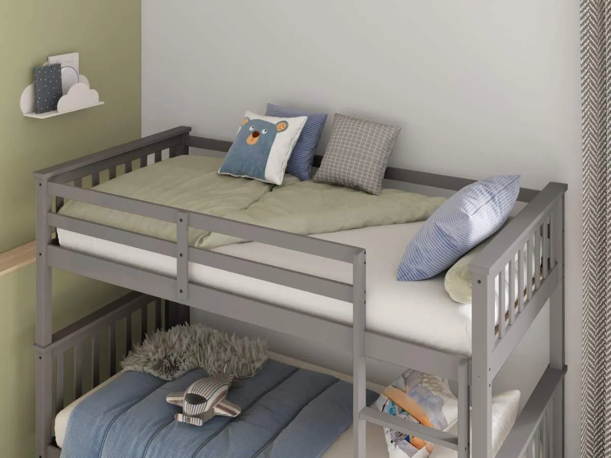 Flair Koop Detachable Bunk Bed in Grey 3