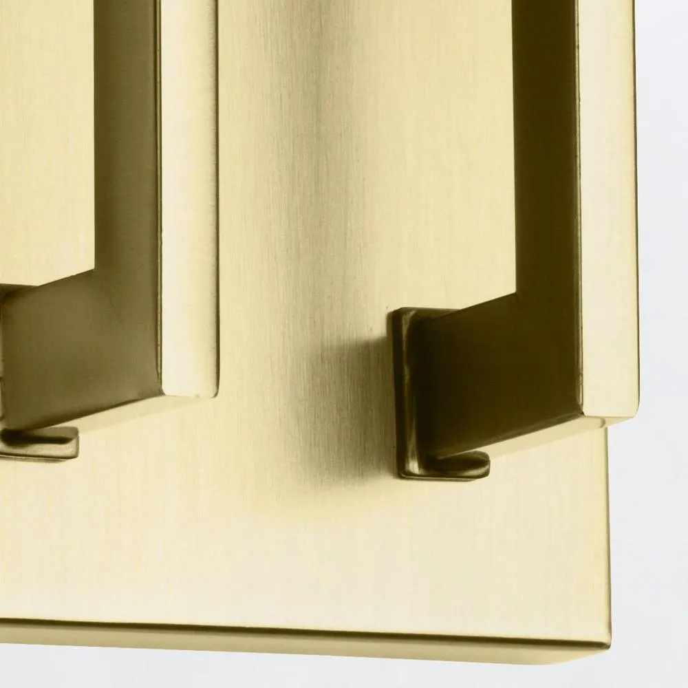 Netlighting Hinkley Hampton Wall Lamp with Shade Classic Brushed Brass 2x E14 in Yellow 5