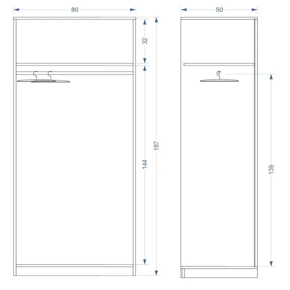 Holborn Double Wardrobe 3