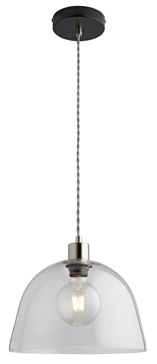 Argos Home Kanso Glass Pendant Light