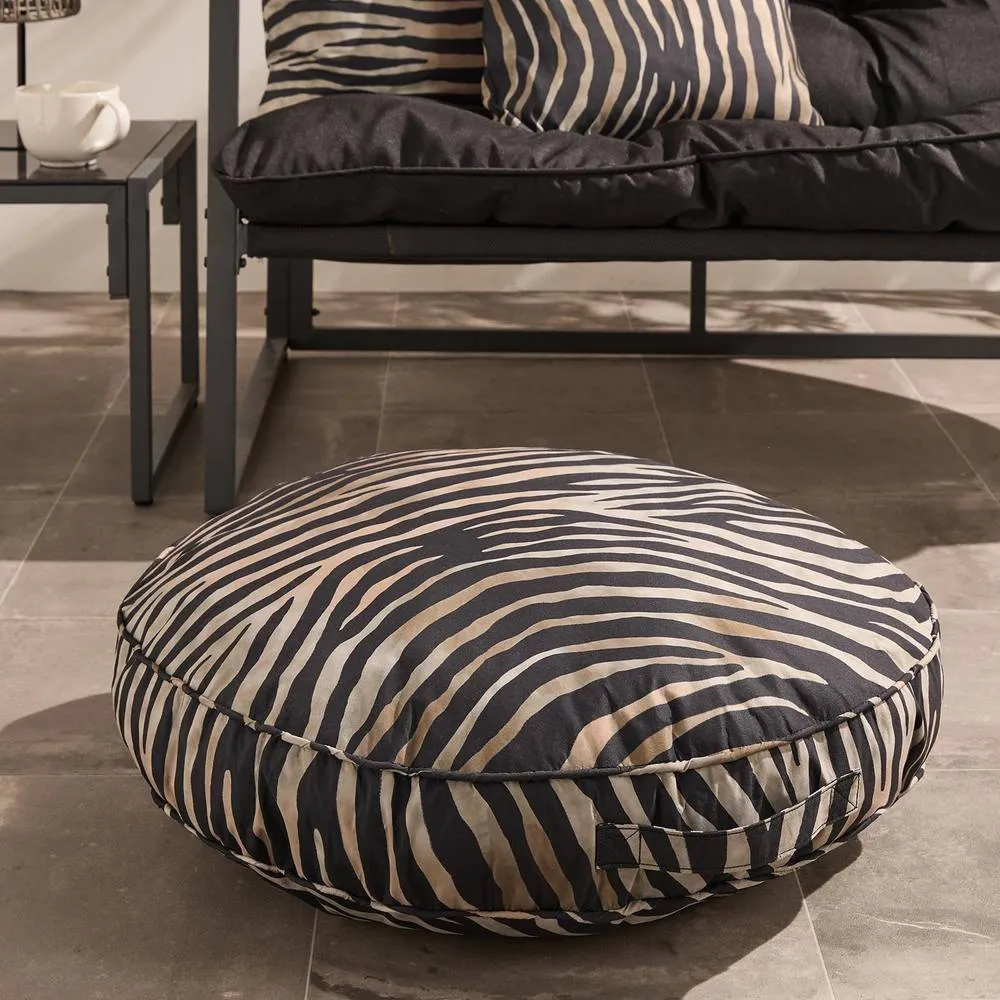 OHS Large Outdoor Cushion Round Decorative Floor Garden Water Resistant