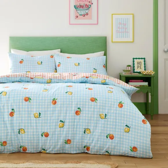 Fusion Summer Fruits Polycotton Duvet Cover & Pillowcase Set 2