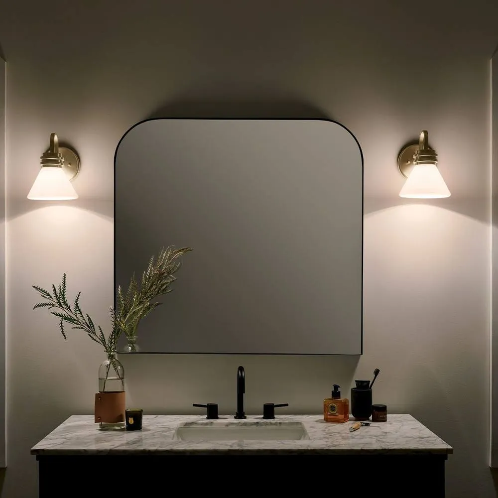 Netlighting Kichler Farum Bathroom Wall Lamp Classic Champagne Bronze IP44 1x G9 2