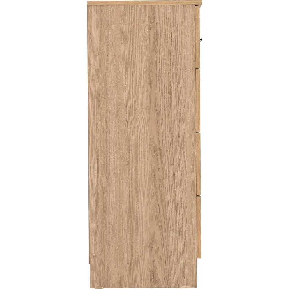 Seconique Tessa 3+2 Drawer Chest - Natural Oak Effect in Light Oak 5