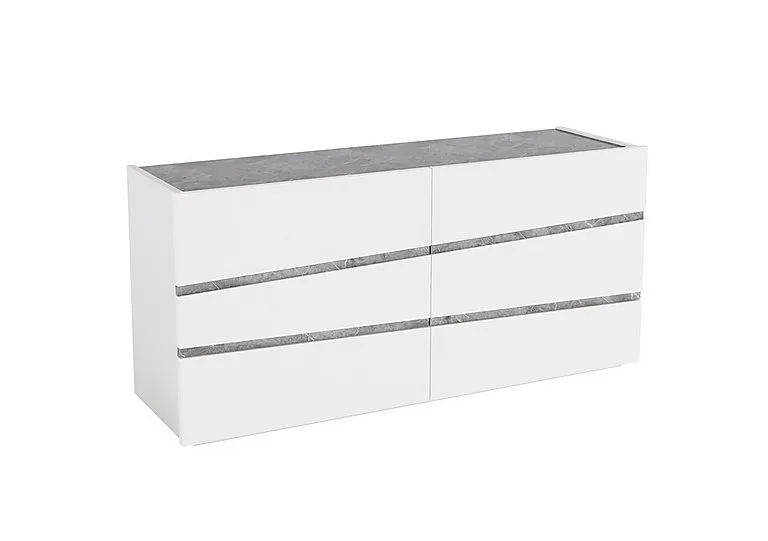 Lisia 6 Drawer Double Dresser