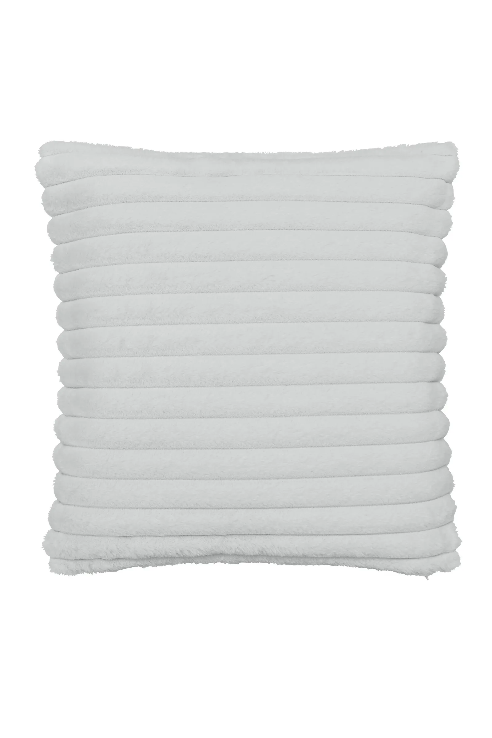 Catherine Lansfield 'Cosy Ribbed' Cushion in Grey 5