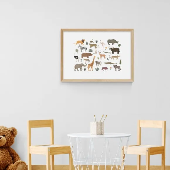 East End Prints New Safari Animals Print 1