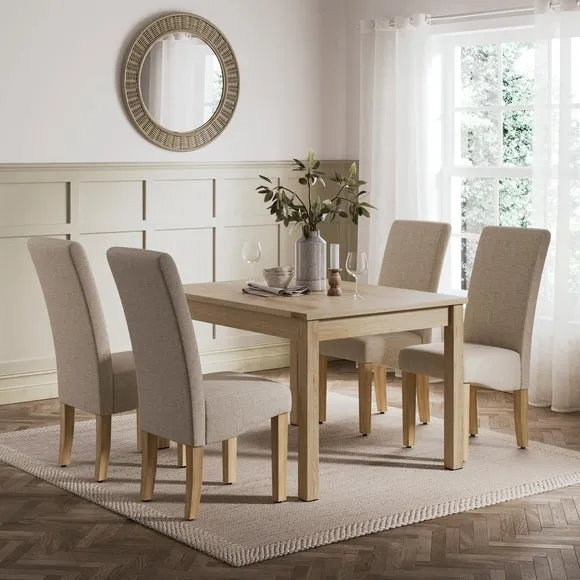 Olney Compact 4 Seater Rectangular Dining Table 1