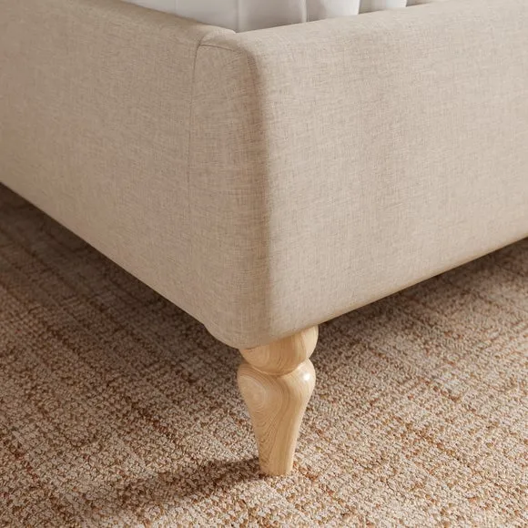 Arriana Woven Fabric Ottoman Bed 3