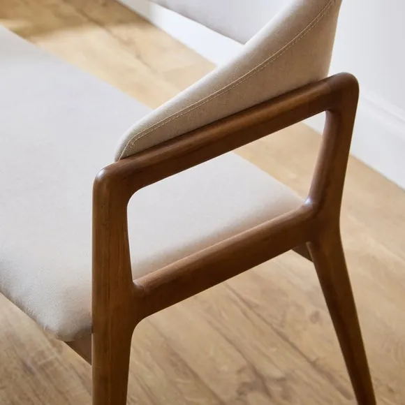 Hugh Dining Bench, Fabric 3