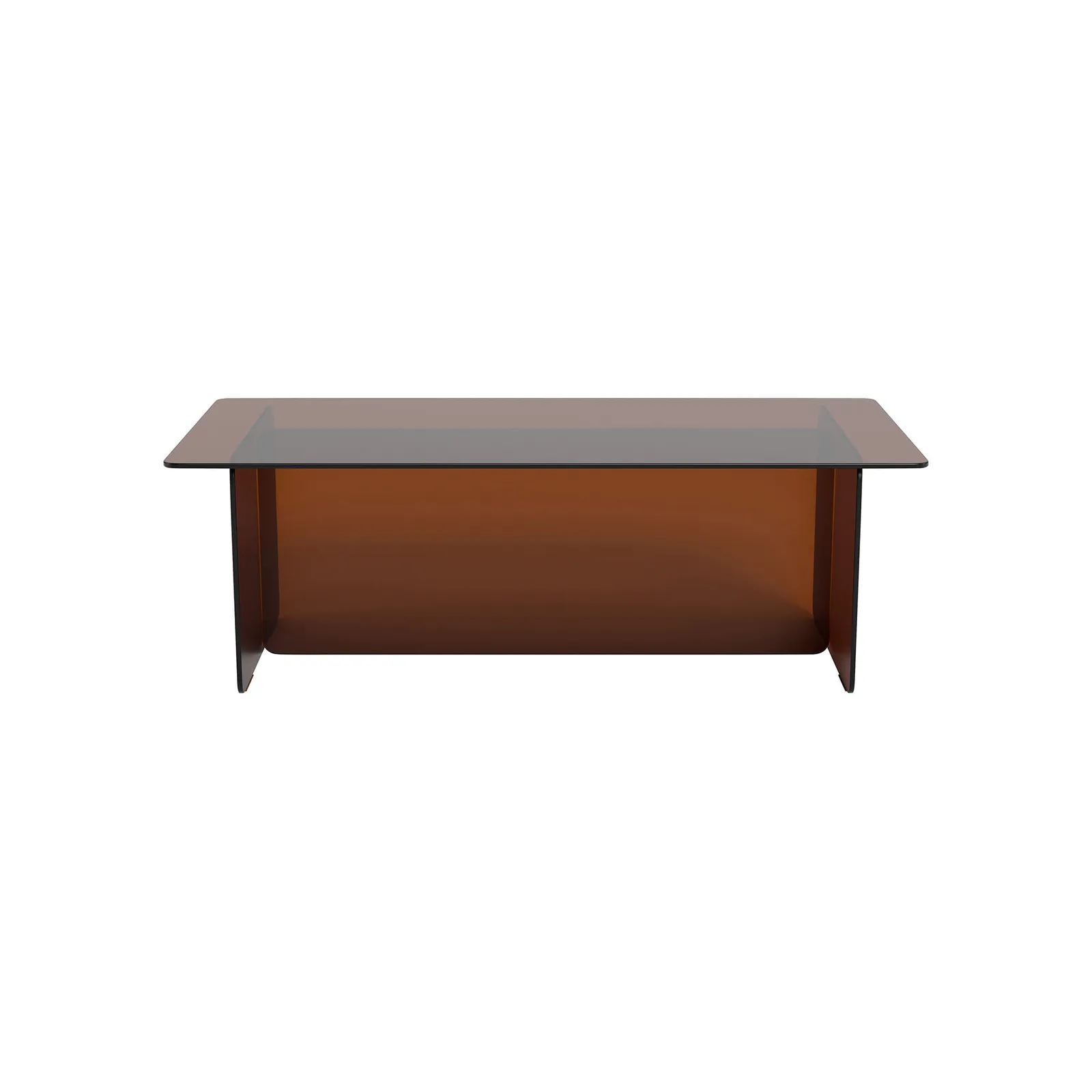 Burano 120Cm Rectangular Coffee Table, Brown Glass | Barker & Stonehouse 3