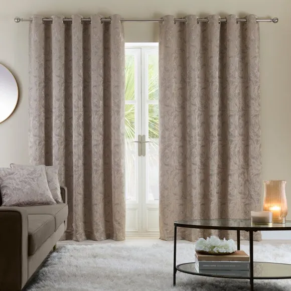Diablo Marble Eyelet Curtains 2