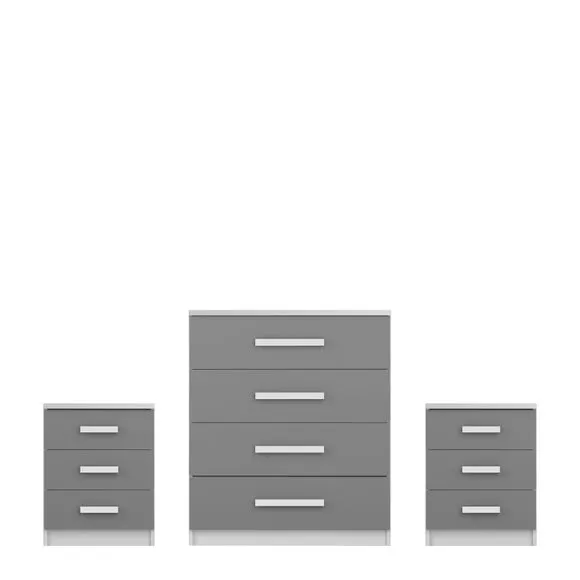 Sudbury 3 Piece Bedroom Furniture Set