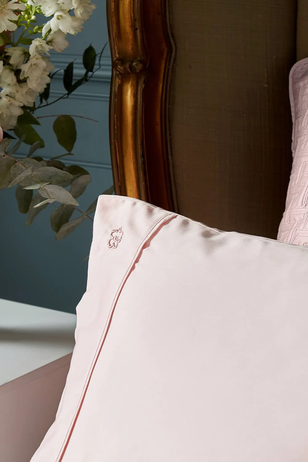 Ted Baker 'TB Plain Dye' Standard Pillowcase in Pink 2
