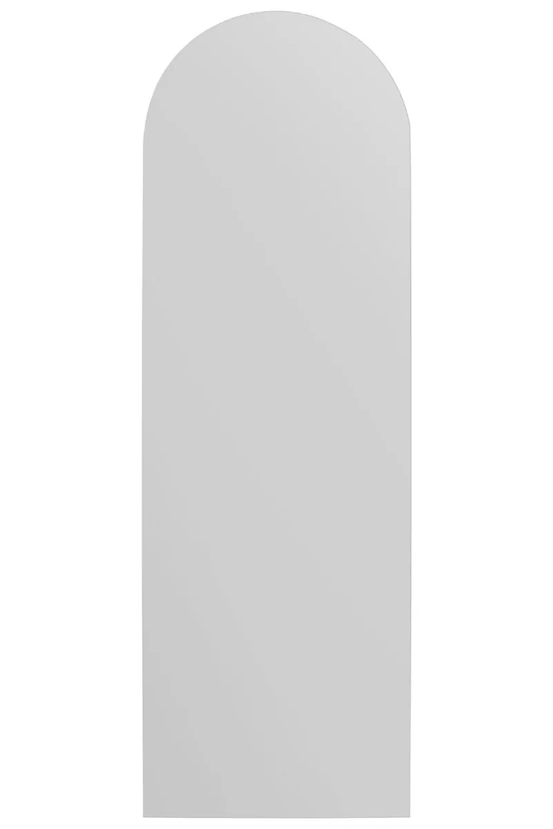 MirrorOutlet Frameless Arched Leaner/Wall Mirror 70" X 24" (180CM X 60CM) in Silver 3