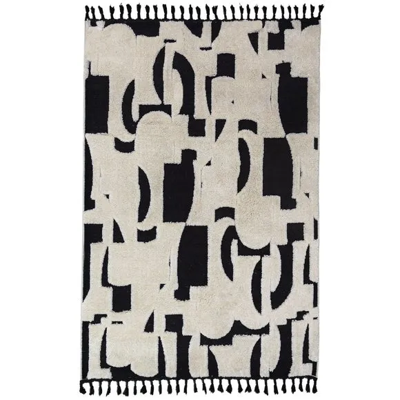 Madu Abstract Tasselled Rug 5