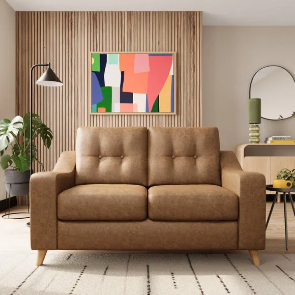 Baxter II Arizona Faux Leather 2 Seater Sofa