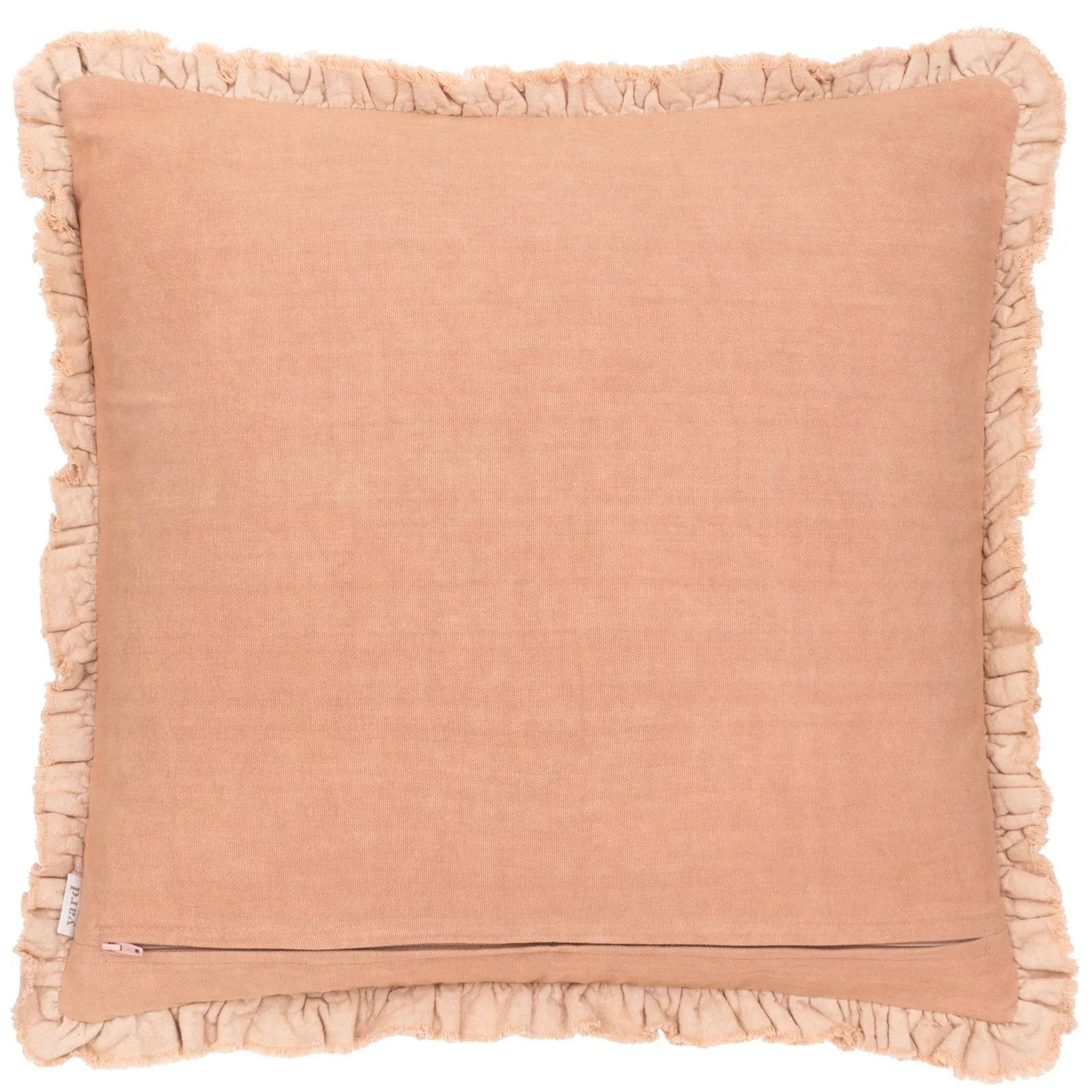 Yard Bertie 100% Cotton Velvet Cushion in Pale Pink 3